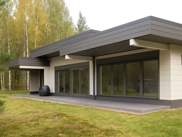 modern home addition in Toronto with extended living space and custom exterior design by Total Reno Design