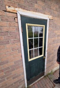 Example of substandard carpentry work we discovered on-site.